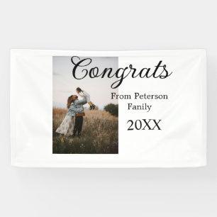 Congratulations congrats add family name photo yea banner
