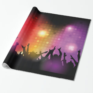 Congratulations Crowd Theme Wrapping Paper
