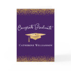 Congratulations Custom Elegant Gold Graduation 