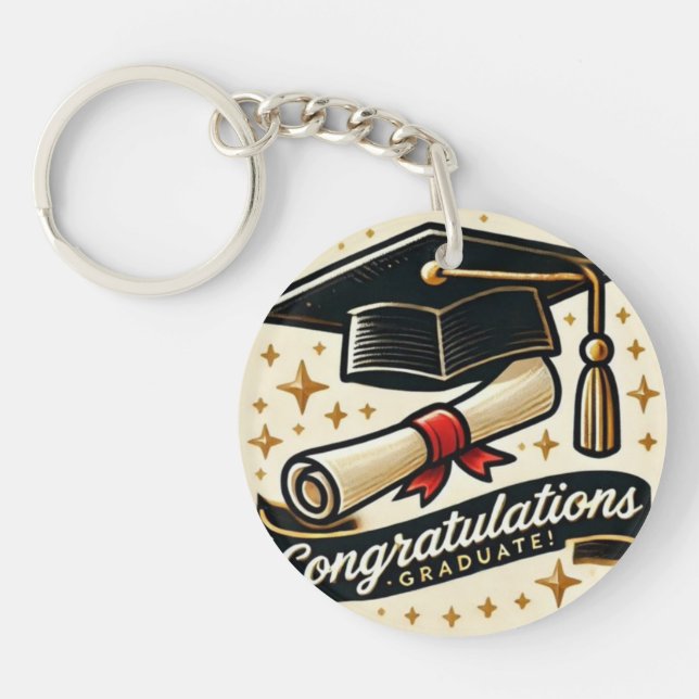 Congratulations desain keychain (Front)