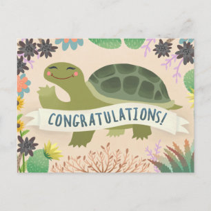 Congratulations Desert Tortoise Postcard