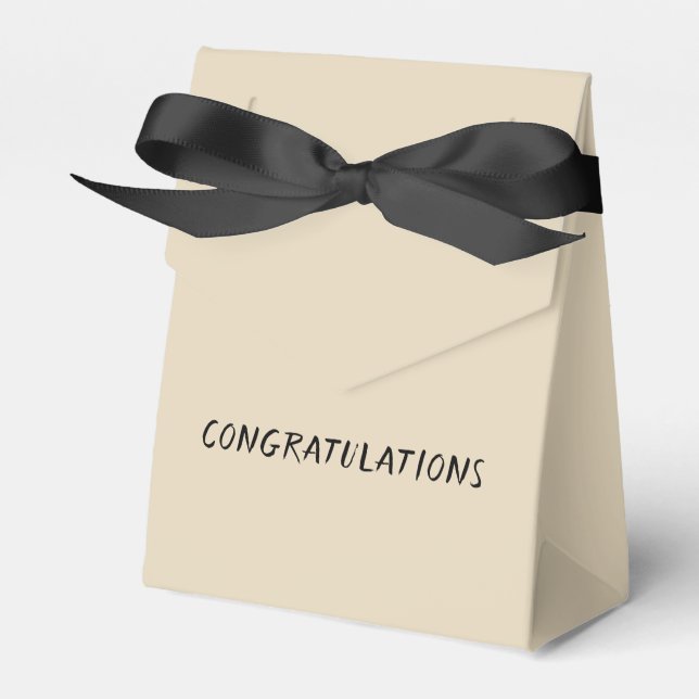 congratulations favor box (Front Side)