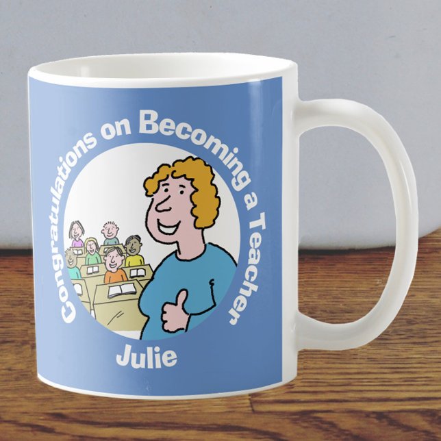 Congratulations Female Teacher Coffee Mug (Creator Uploaded)