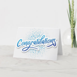 CONGRATULATIONS FOR "ANY OCCASION" CARD