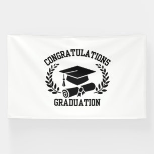 Congratulations For Graduation 6x10 Vinyl Banner