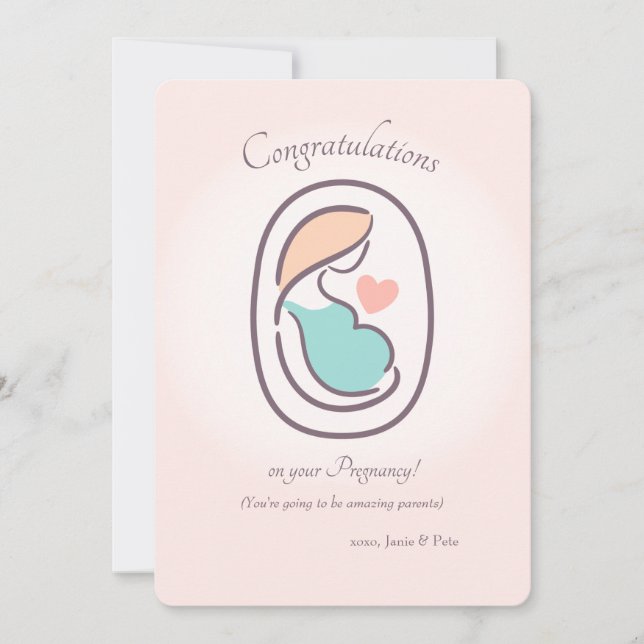 Congratulations for Pregnancy Card (Front)