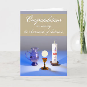 Congratulations for RCIA/OCIA Easter Vigil 2026 Thank You Card