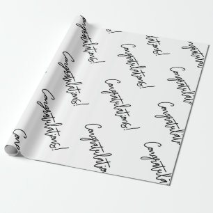 Congratulations Gift Wrap Luxurious Weddings