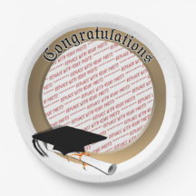 'Congratulations' Gold Graduation Photo Frame