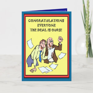 Congratulations! Good teamwork! Card