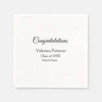 Congratulations graduate add school name simple mo