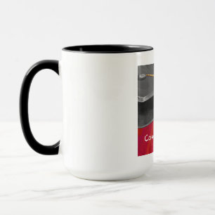 Congratulations Graduate Black and Red Mug