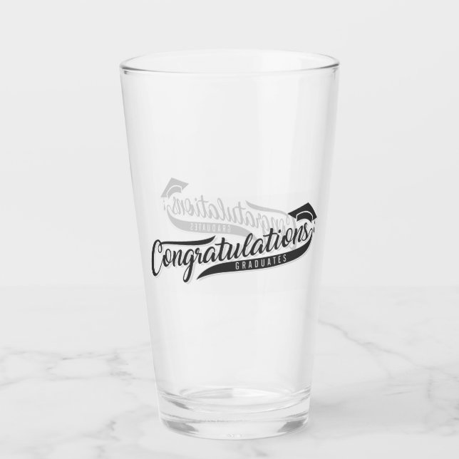 Congratulations Graduate  Glass (Front)