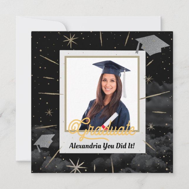Congratulations Graduate Graduating Class of 2021 Card (Front)