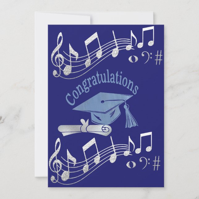 Congratulations Graduate greeting card: Holiday Card (Front)