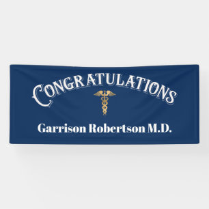 Congratulations Graduate MD Doctor Banner