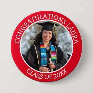 Congratulations Graduate name and photo Button