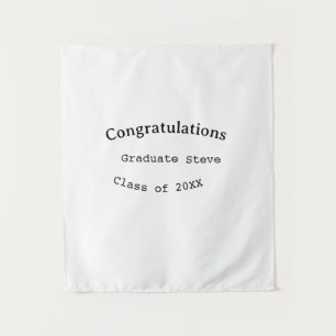 Congratulations graduate name class of 20XX type w Tapestry