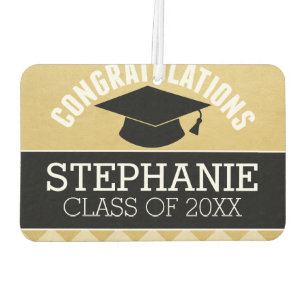 Congratulations Graduate - Personalized Graduation Car Air Freshener