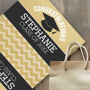Congratulations Graduate - Personalized Graduation Tissue Paper