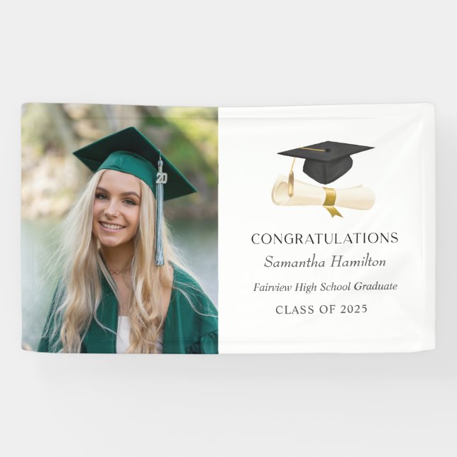 Congratulations Graduate Photo Banner (Horizontal)
