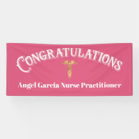 Congratulations Graduate Pink Nurse Practitioner