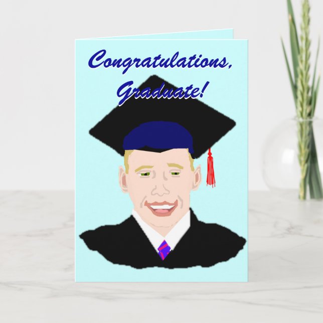 Congratulations Graduate Religious Graduation Card (Front)