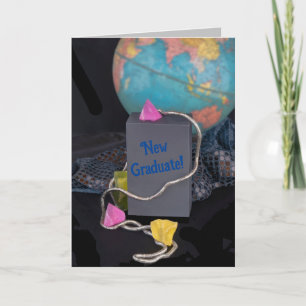 Congratulations graduate. The world awaits you. Holiday Card