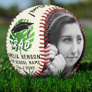 Congratulations Graduate Tropical Leaf 2 Photo Softball