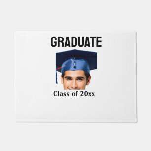 Congratulations graduation add name year text doormat
