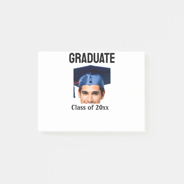 Congratulations graduation add name year text  post-it notes (Front)