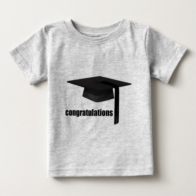 Congratulations Graduation Cap Baby T-Shirt (Front)