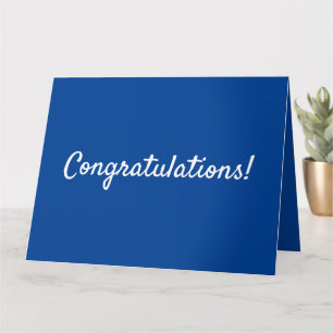 Congratulations graduation card