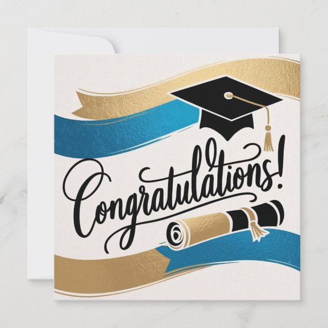 Congratulations  Graduation Card (Front)