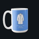 Congratulations Graduation Medical Doctor Coffee Mug<br><div class="desc">Elegant Doctor Physician White Coat Graduation Gift Monogrammed to celebrate and honour a physician or doctor who has graduated from medical school. Stylish memory keepsake to honour someone a rite of passage where the Hippocratic Oath is recited at they the medical profession. Features a doctors coat, name, date and field...</div>