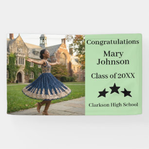 Congratulations Graduation Party Indoor Photo Banner