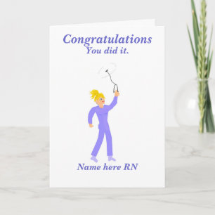 Congratulations Graduation Registered Nurse Card