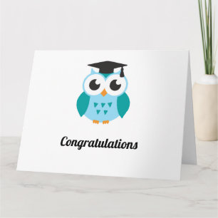 Congratulations graduation wise owl card