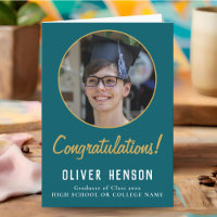 Congratulations Green Graduate Photo Graduation