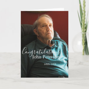 Congratulations home inauguration retirement name  card
