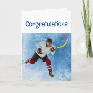 Congratulations Ice Hockey Sport Card