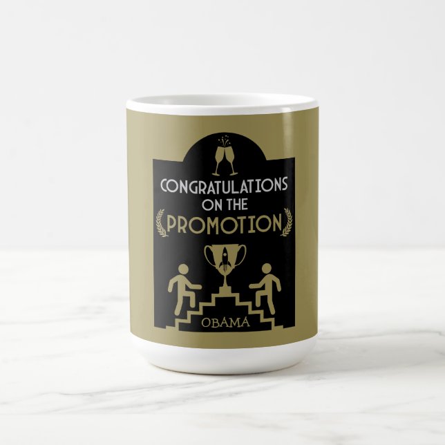 Congratulations Job Promotion Magic Mug (Center)