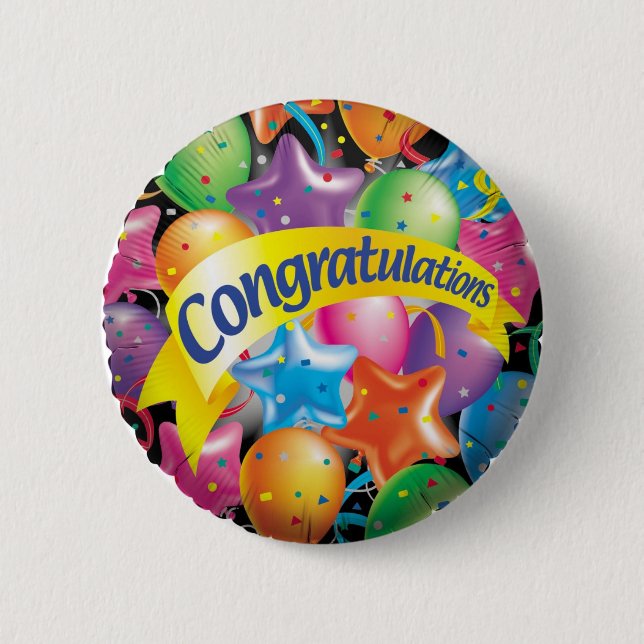 Congratulations.jpg 2 Inch Round Button (Front)