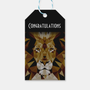 Congratulations Lion Gift Tags