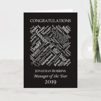 Congratulations Manager of the Year
