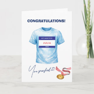 Congratulations Marathon Runner  Card