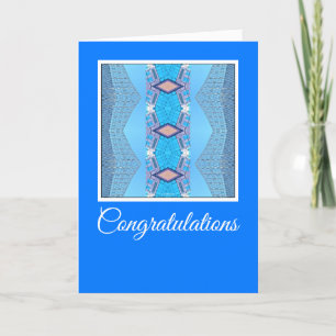 Congratulations modern folded card by Jo Images