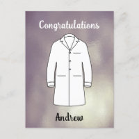 Congratulations Modern White Coat Ceremony Doctor