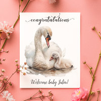 Congratulations New Baby Swan Mother