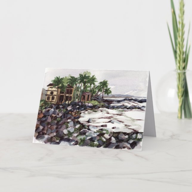Congratulations New Beach House Oahu Hawaii Card (Front)